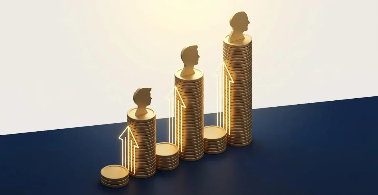 Graphique comparant le capital final obtenu avec un PER selon trois profils types